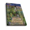 Claude Monet Decorative Canvas Painting, 45 x 70 cm | 100% Canvas (2.8 mm) & Pine Wood Frame | Elegant Art for Home Decor & Gallery Walls