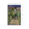 Claude Monet Decorative Canvas Painting, 45 x 70 cm | 100% Canvas (2.8 mm) & Pine Wood Frame | Elegant Art for Home Decor & Gallery Walls