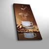 Elegant Decorative Canvas Wall Clock, 30 x 70 cm, 100% Suede Canvas, Sturdy 3 cm Wooden Frame | Perfect for Home Decor & Modern Spaces