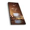 Elegant Decorative Canvas Wall Clock, 30 x 70 cm, 100% Suede Canvas, Sturdy 3 cm Wooden Frame | Perfect for Home Decor & Modern Spaces