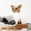 Handmade Decorative Metal Wall Accessory, 29 x 22 cm | 100% Metal (1.5 mm) | Unique Hand-Painted Design, Perfect for Home Decor & Personal Touch