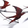 Handmade Decorative Metal Wall Accessory, 42 x 70 cm | 100% Metal (1.5 mm) | Unique Hand-Painted Design, Perfect for Home Decor & Art Lovers