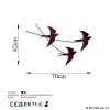 Handmade Decorative Metal Wall Accessory, 42 x 70 cm | 100% Metal (1.5 mm) | Unique Hand-Painted Design, Perfect for Home Decor & Art Lovers