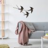 Handmade Decorative Metal Wall Accessory, 42 x 70 cm | 100% Metal (1.5 mm) | Unique Hand-Painted Design, Perfect for Home Decor & Art Lovers