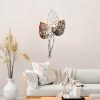 Handmade Decorative Metal Wall Accessory, 45 x 85 cm | 100% Metal (1.5 mm) | Unique Brown & Black Design, Perfect for Home Decor & Art Display