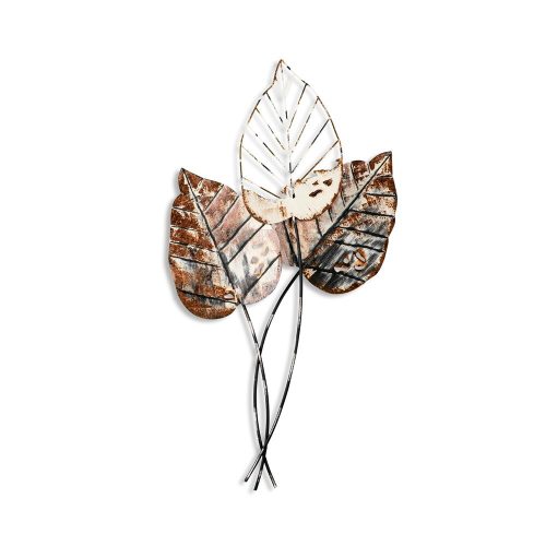 Handmade Decorative Metal Wall Accessory, 45 x 85 cm | 100% Metal (1.5 mm) | Unique Brown & Black Design, Perfect for Home Decor & Art Display