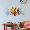 Handmade Decorative Metal Wall Accessory, 52 x 114 cm | 100% Metal (1.5 mm) | Unique Hand-Painted Design, Perfect for Home Decor & Art Lovers