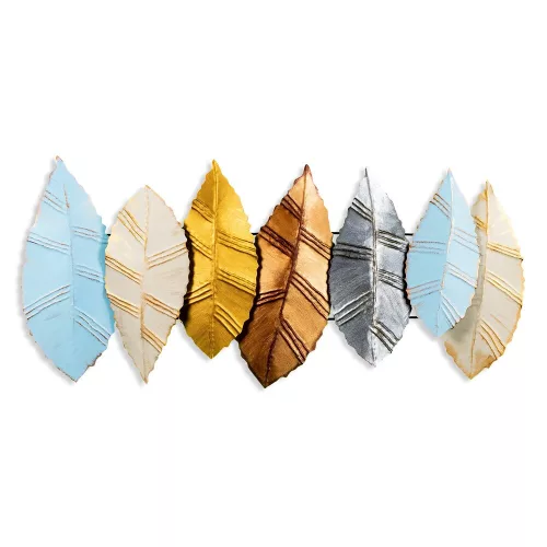 Handmade Decorative Metal Wall Accessory, 52 x 114 cm | 100% Metal (1.5 mm) | Unique Hand-Painted Design, Perfect for Home Decor & Art Lovers