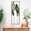 Handmade Decorative Metal Wall Accessory, 32 x 90 cm | 100% Metal (1.5 mm) | Unique Hand-Painted Design, Perfect for Home Decor & Art Lovers
