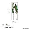 Handmade Decorative Metal Wall Accessory, 32 x 90 cm | 100% Metal (1.5 mm) | Unique Hand-Painted Design, Perfect for Home Decor & Art Lovers