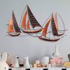 Handmade Decorative Metal Wall Accessory, 125 x 74 x 4 cm | 100% Metal, Unique Hand-Painted Design | Perfect for Home Decor & Art Lovers