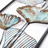 Handmade Decorative Metal Wall Accessory, 32 x 90 x 4 cm | 100% Metal, Unique Hand-Painted Design | Perfect for Home Decor, Adds Elegance & Style
