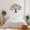 Hand-Painted Decorative Metal Wall Accessory, 115 x 94 x 4 cm, 100% Metal, Unique Color Variations | Perfect for Home Decor & Art Lovers