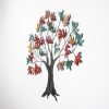 Hand-Painted Decorative Metal Wall Accessory, 115 x 94 x 4 cm, 100% Metal, Unique Color Variations | Perfect for Home Decor & Art Lovers
