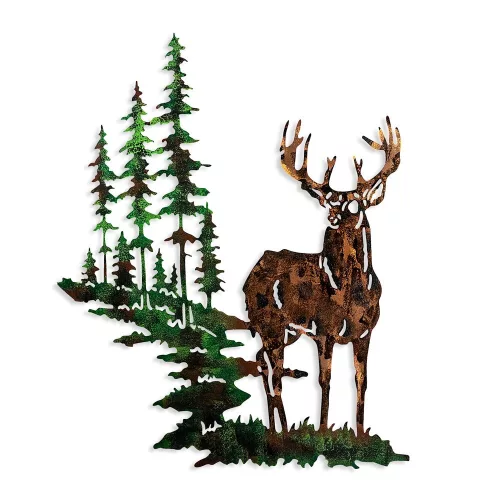 Handmade Decorative Metal Wall Accessory, 65 x 79 cm | 100% Metal (1.5 mm) | Unique Hand-Painted Design, Perfect for Home Decor & Art Lovers