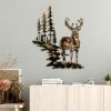 Handmade Decorative Metal Wall Accessory, 65 x 79 cm | 100% Metal (1.5 mm) | Unique Hand-Painted Design, Perfect for Home Decor & Art Lovers