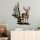 Handmade Decorative Metal Wall Accessory, 65 x 79 cm | 100% Metal (1.5 mm) | Unique Hand-Painted Design, Perfect for Home Decor & Art Lovers