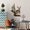 Handmade Decorative Metal Wall Accessory, 65 x 79 cm | 100% Metal (1.5 mm) | Unique Hand-Painted Design, Perfect for Home Decor & Art Lovers