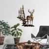 Handmade Decorative Metal Wall Accessory, 65 x 79 cm | 100% Metal (1.5 mm) | Unique Hand-Painted Design, Perfect for Home Decor & Art Lovers