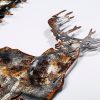 Handmade Decorative Metal Wall Accessory, 65 x 79 cm | 100% Metal (1.5 mm) | Unique Hand-Painted Design, Perfect for Home Decor & Art Lovers