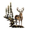 Handmade Decorative Metal Wall Accessory, 65 x 79 cm | 100% Metal (1.5 mm) | Unique Hand-Painted Design, Perfect for Home Decor & Art Lovers