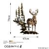 Handmade Decorative Metal Wall Accessory, 65 x 79 cm | 100% Metal (1.5 mm) | Unique Hand-Painted Design, Perfect for Home Decor & Art Lovers