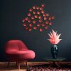 Hand-Painted Decorative Metal Wall Accessory, 85 x 115 x 4 cm, 100% Metal, Unique Color Variations | Perfect for Home Decor & Art Lovers