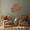 Hand-Painted Decorative Metal Wall Accessory, 85 x 115 x 4 cm, 100% Metal, Unique Color Variations | Perfect for Home Decor & Art Lovers