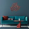 Hand-Painted Decorative Metal Wall Accessory, 85 x 115 x 4 cm, 100% Metal, Unique Color Variations | Perfect for Home Decor & Art Lovers