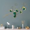 Hand-Painted Decorative Metal Wall Accessory, 120 x 4 x 100 cm | 100% Metal (1.2 mm) | Unique Art Piece for Home Decor, Lightweight & Easy to Hang