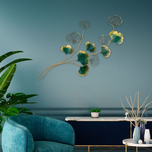 Hand-Painted Decorative Metal Wall Accessory, 120 x 4 x 100 cm | 100% Metal (1.2 mm) | Unique Art Piece for Home Decor, Lightweight & Easy to Hang