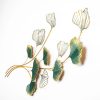Hand-Painted Decorative Metal Wall Accessory, 120 x 4 x 100 cm | 100% Metal (1.2 mm) | Unique Art Piece for Home Decor, Lightweight & Easy to Hang