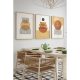 Elegant Decorative Framed Painting Set (3 Pieces), Solid Wood Frame, 33 x 48 cm | 100% MDF, Digital Printing | Perfect for Home Decor & Art Lovers