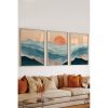 Elegant Decorative Framed Painting Set (3 Pieces), Solid Wood Frame, 33 x 48 cm | 100% MDF, Digital Printing | Perfect for Home Decor & Art Lovers