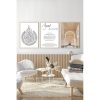 Elegant Decorative Framed Painting Set (3 Pieces), Solid Wood Frame, 33 x 48 cm | 100% MDF, Digital Printing | Perfect for Home Decor & Art Lovers