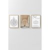 Elegant Decorative Framed Painting Set (3 Pieces), Solid Wood Frame, 33 x 48 cm | 100% MDF, Digital Printing | Perfect for Home Decor & Art Lovers