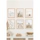 Elegant Decorative Framed Paintings (6 Pieces), Solid Wood Frame, 33 x 48 cm | 100% MDF, Digital Printing | Perfect for Home Decor & Art Lovers