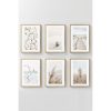 Elegant Decorative Framed Paintings (6 Pieces), Solid Wood Frame, 33 x 48 cm | 100% MDF, Digital Printing | Perfect for Home Decor & Art Lovers