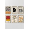 Elegant Decorative Framed Paintings (6 Pieces), Solid Wood Frame, 33 x 48 cm | 100% MDF, Digital Printing | Perfect for Home Decor & Art Lovers