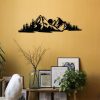 Stylish Black Decorative Metal Wall Accessory, 68 x 19 cm | 100% Metal, 1.2mm Thickness | Perfect for Modern Home Decor & Unique Wall Art