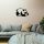 Stylish Black Decorative Metal Wall Accessory, 35 x 50 cm | 100% Metal, 1.2mm Thickness | Perfect for Modern Home Decor & Unique Wall Art