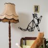 Stylish Black Decorative Metal Wall Accessory, 51 x 36 cm | 100% Metal, 1.2mm Thickness | Perfect for Modern Home Decor & Unique Wall Art