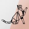 Stylish Black Decorative Metal Wall Accessory, 51 x 36 cm | 100% Metal, 1.2mm Thickness | Perfect for Modern Home Decor & Unique Wall Art