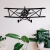 Stylish Black Decorative Metal Wall Accessory, 66 x 26 cm | 100% Metal, 1.2mm Thickness | Perfect for Modern Home Decor & Unique Wall Art
