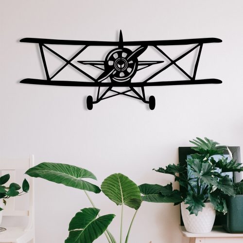 Stylish Black Decorative Metal Wall Accessory, 66 x 26 cm | 100% Metal, 1.2mm Thickness | Perfect for Modern Home Decor & Unique Wall Art