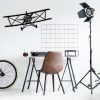Stylish Black Decorative Metal Wall Accessory, 66 x 26 cm | 100% Metal, 1.2mm Thickness | Perfect for Modern Home Decor & Unique Wall Art