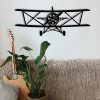 Stylish Black Decorative Metal Wall Accessory, 66 x 26 cm | 100% Metal, 1.2mm Thickness | Perfect for Modern Home Decor & Unique Wall Art