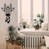 Stylish Black Decorative Metal Wall Accessory, 33 x 50 cm | 100% Metal, 1.2mm Thickness | Perfect for Modern Home Decor & Unique Wall Art