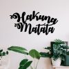 Stylish Black Decorative Metal Wall Accessory, 70 x 35 cm | 100% Metal, 1.2mm Thickness | Perfect for Modern Home Decor & Office Spaces