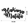 Stylish Black Decorative Metal Wall Accessory, 70 x 35 cm | 100% Metal, 1.2mm Thickness | Perfect for Modern Home Decor & Office Spaces